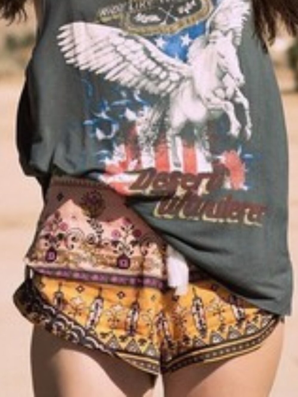SPELL Desert Wanderer Patterned Shorts